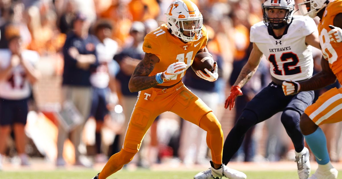 Fant’s big game powers No. 3 Tennessee past UT Martin 65-24