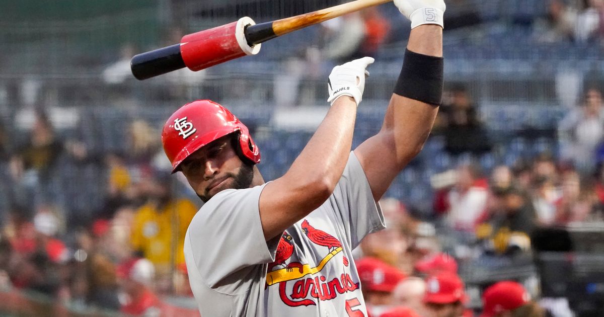 Pujols hits 703rd home run, passes Babe Ruth for 2nd in RBIs