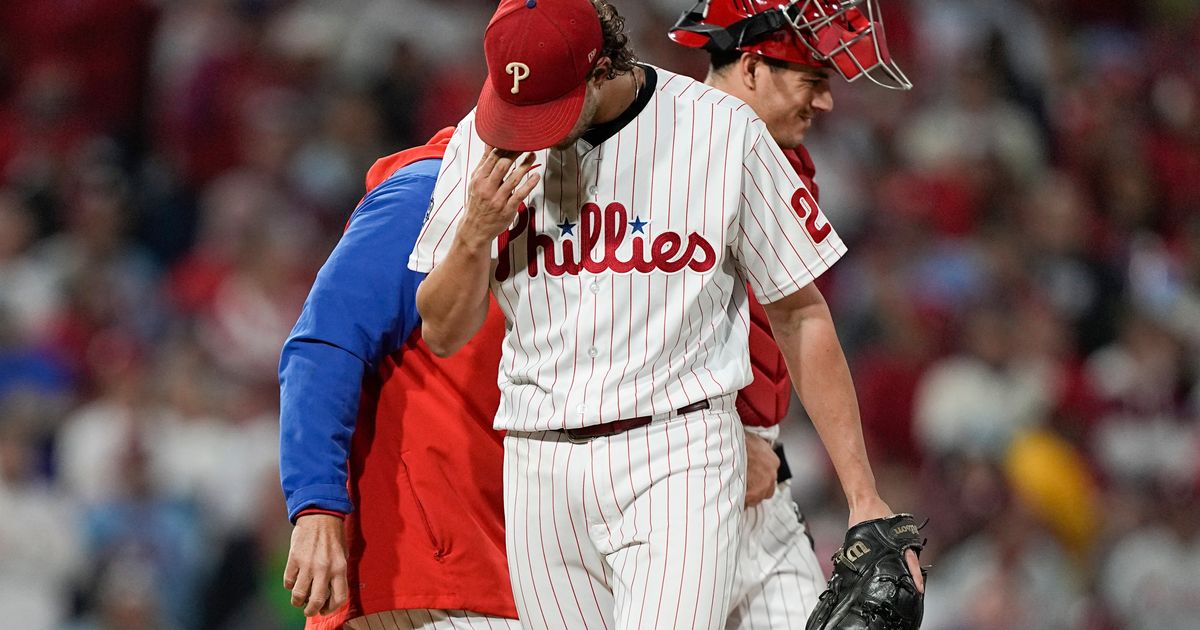 Nola, Alvarado falter, Phillies bats silent in Game 4 loss