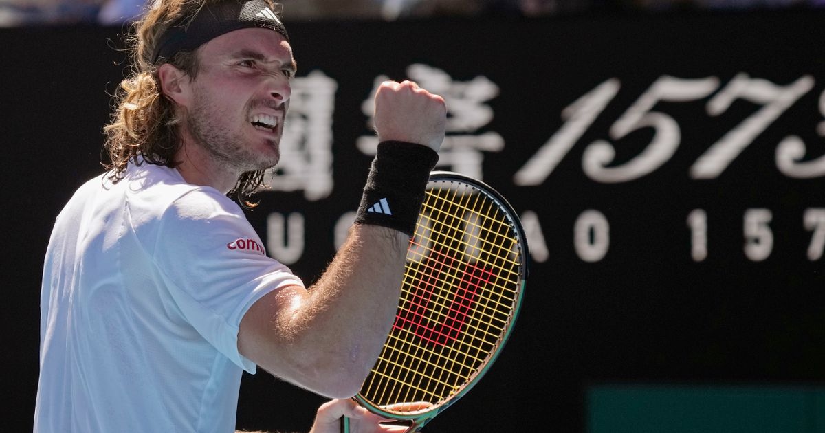 Tsitsipas beats Khachanov to reach 1st Australian Open final