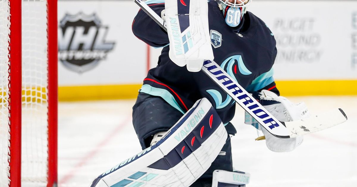 Kraken goaltender Chris Driedger placed on waivers