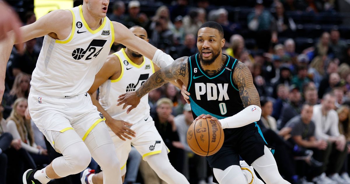 Damian Lillard and Robert Covington's Combined Efforts Lead Portland Trail Blazers to Victory Over Utah Jazz, Ending 6-Game Losing Streak