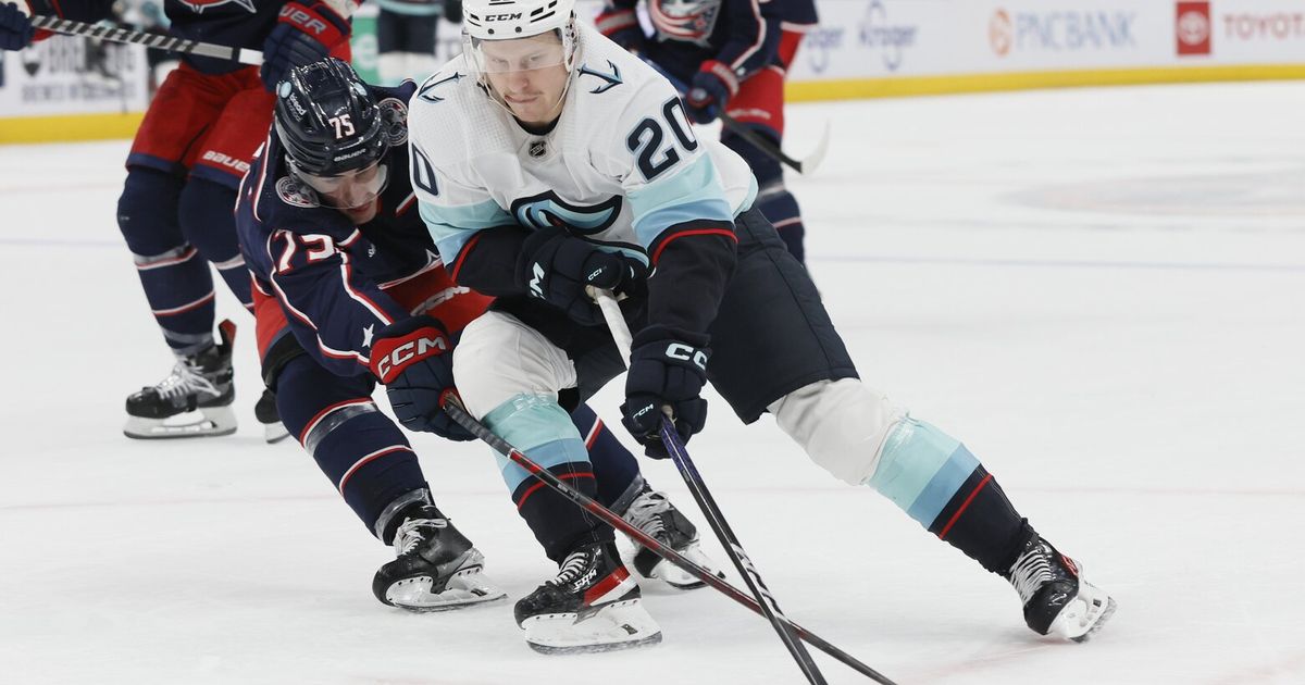 Photos: Kraken vs. Blue Jackets hockey