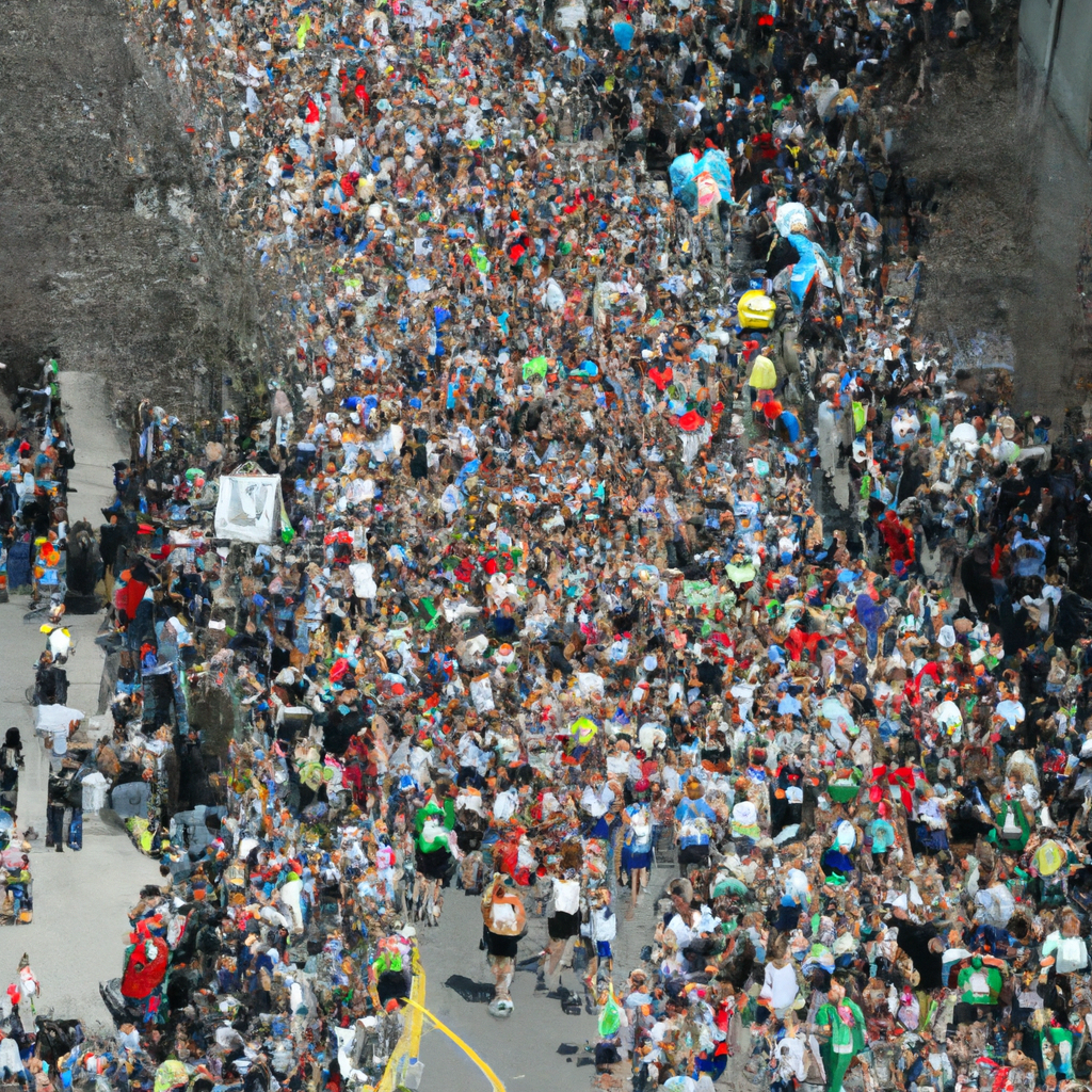 127th Boston Marathon Begins with Fast Field of Runners