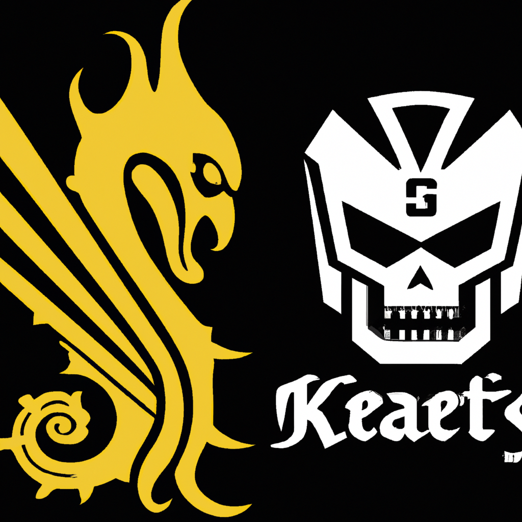 Comparing the Logos of the Seattle Kraken and the Vegas Golden Knights