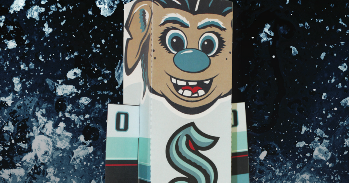 Create Your Own Kraken Mascot Paper Doll with Paper Buoy