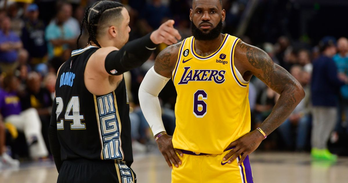 Dillon Brooks Attempting to Provoke LeBron James