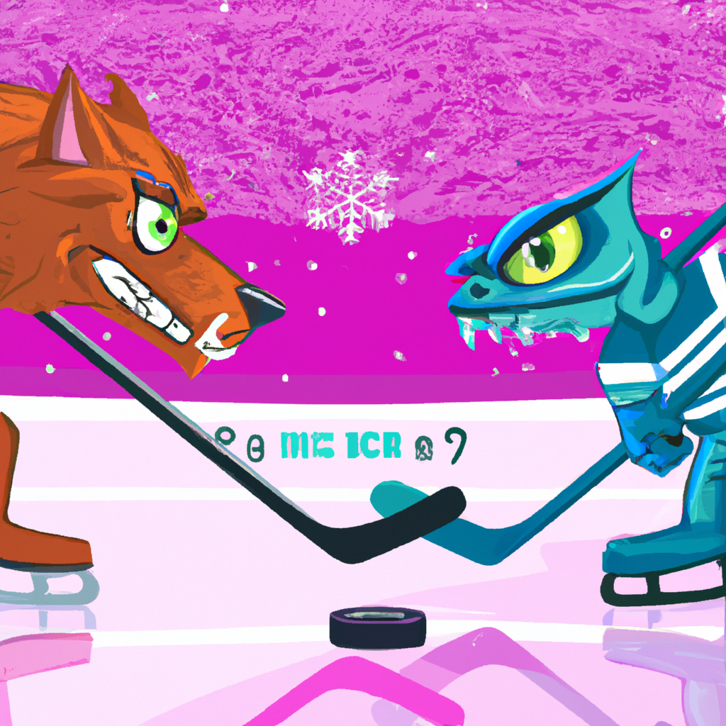  gameKraken and Coyotes Face Off in Hockey Match