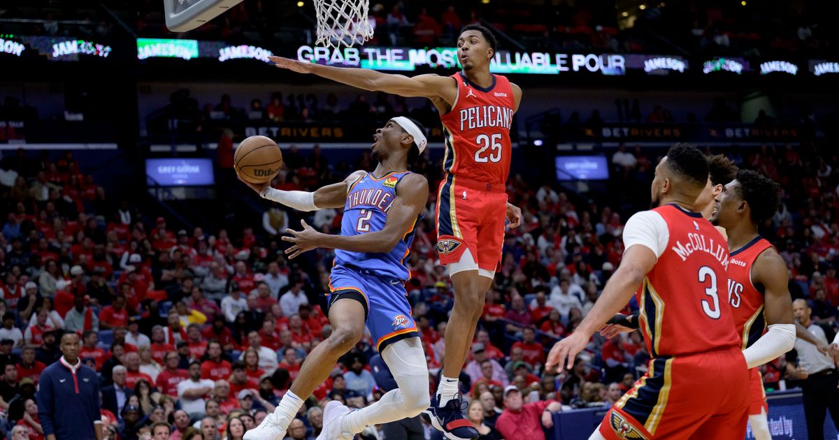gameOklahoma City Thunder Defeat New Orleans Pelicans in Play-In Game Led by Shai Gilgeous-Alexander