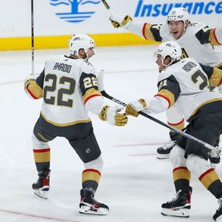 Golden Knights Defeat Jets 5-4 in Double Overtime Thanks to Michael Amadio's Goal