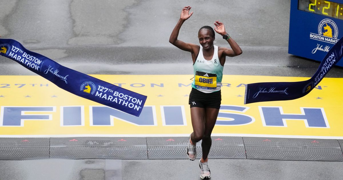 Kenya's Hellen Obiri Breaks Late to Win 2019 Women's Boston Marathon