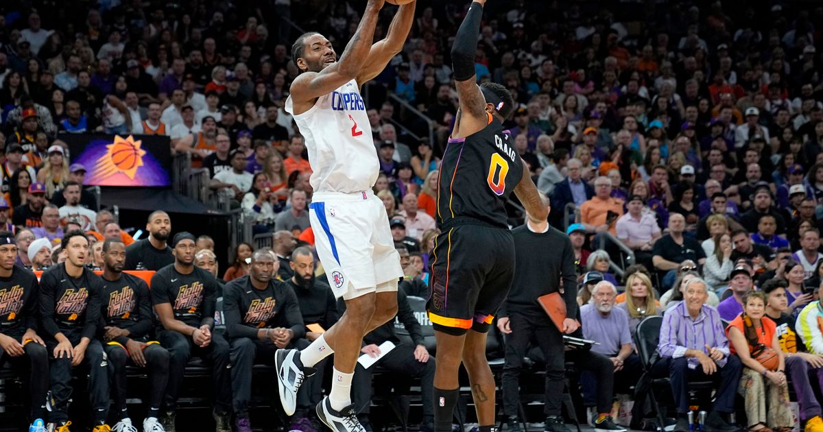 Leonard's 38 Points Lead Clippers to 115-110 Win Over Durant, Suns