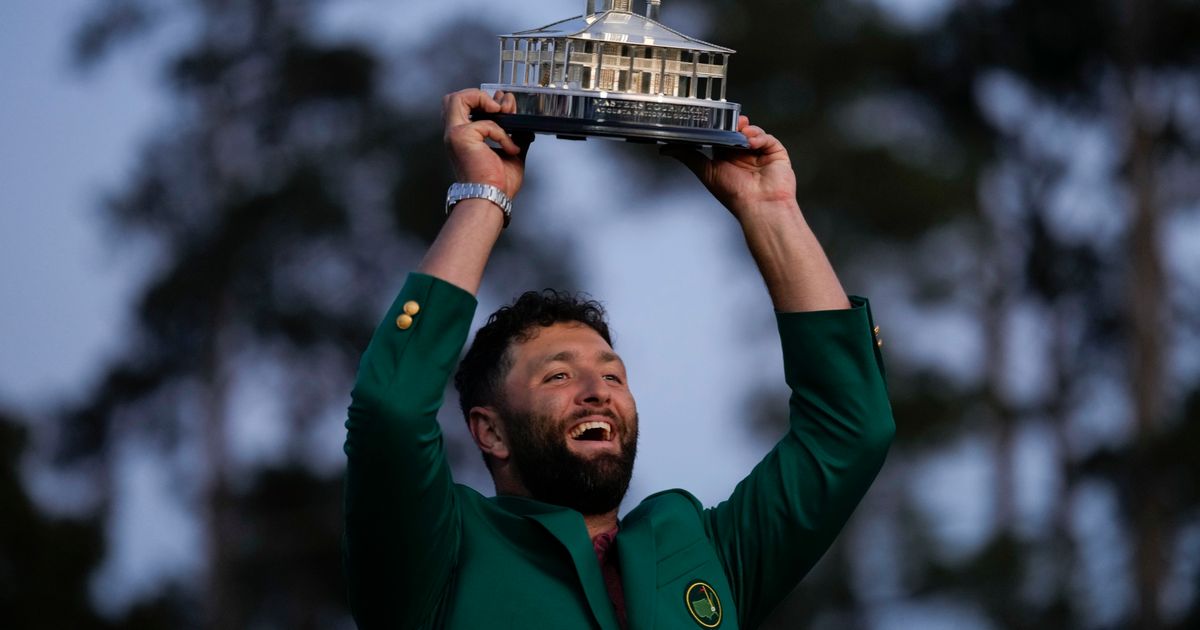Rahm Emanuel Wins the 2021 Masters Tournament, Donning the Iconic Green Jacket.