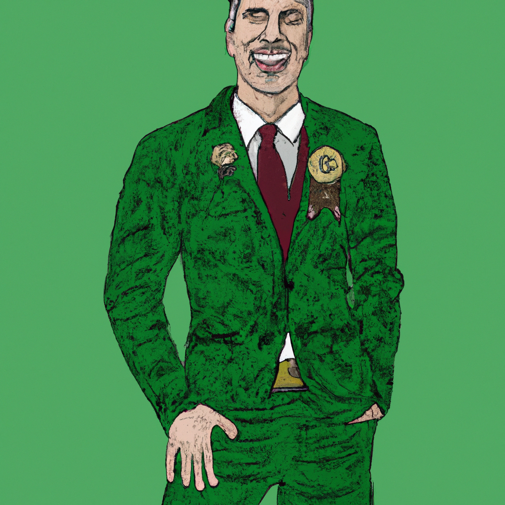 Rahm Emanuel Wins the 2021 Masters Tournament, Donning the Iconic Green Jacket.