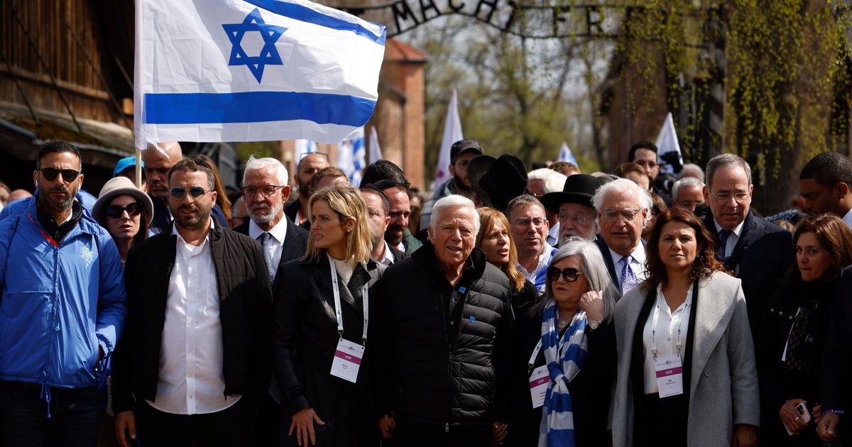 Robert Kraft and Meek Mill Join Holocaust Remembrance March in Poland