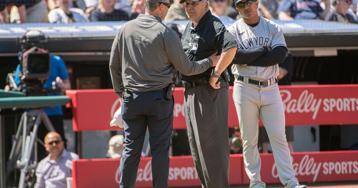 Umpire Suffers Injury After Being Hit in Head by Relay Throw, Forced to Leave Game