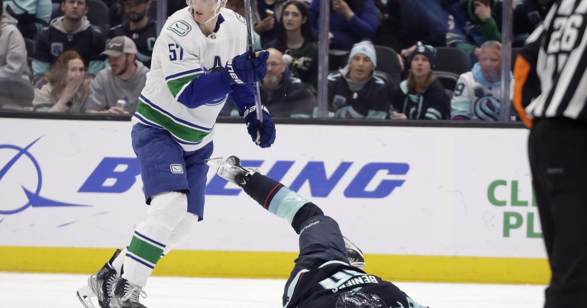 Will Vancouver Canucks Face Retaliation from San Jose Sharks for Hit on Matthew Beniers?