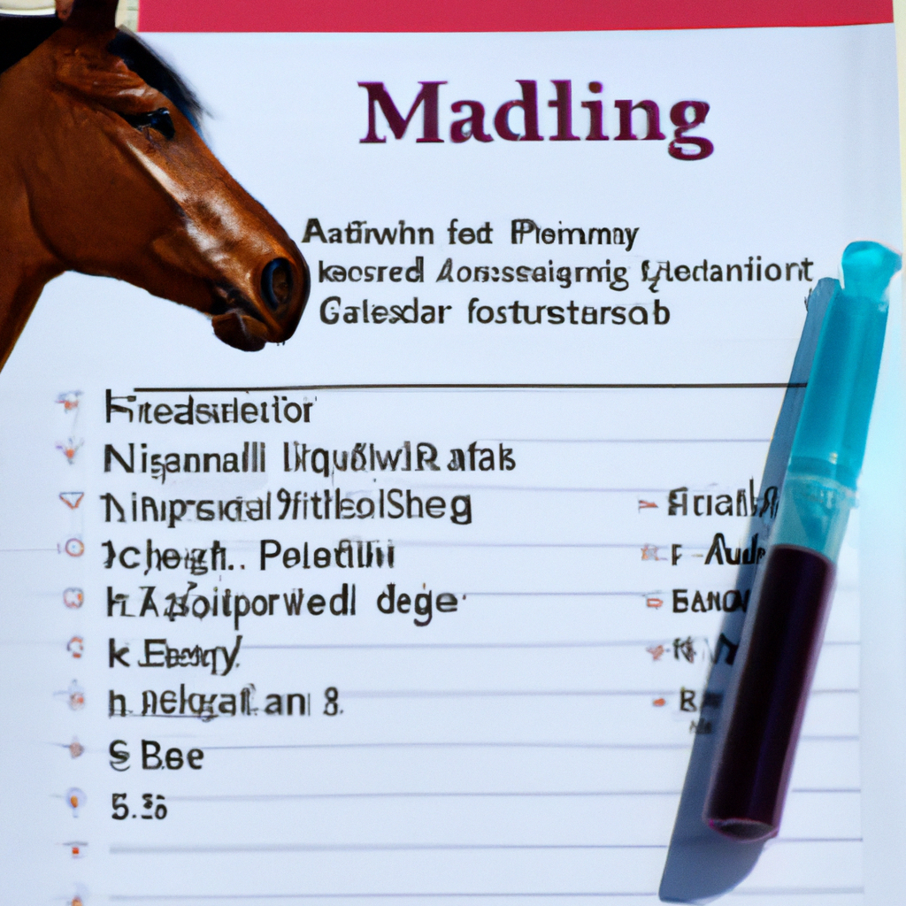 Antidoping and Medication Rules to be Implemented in Horse Racing