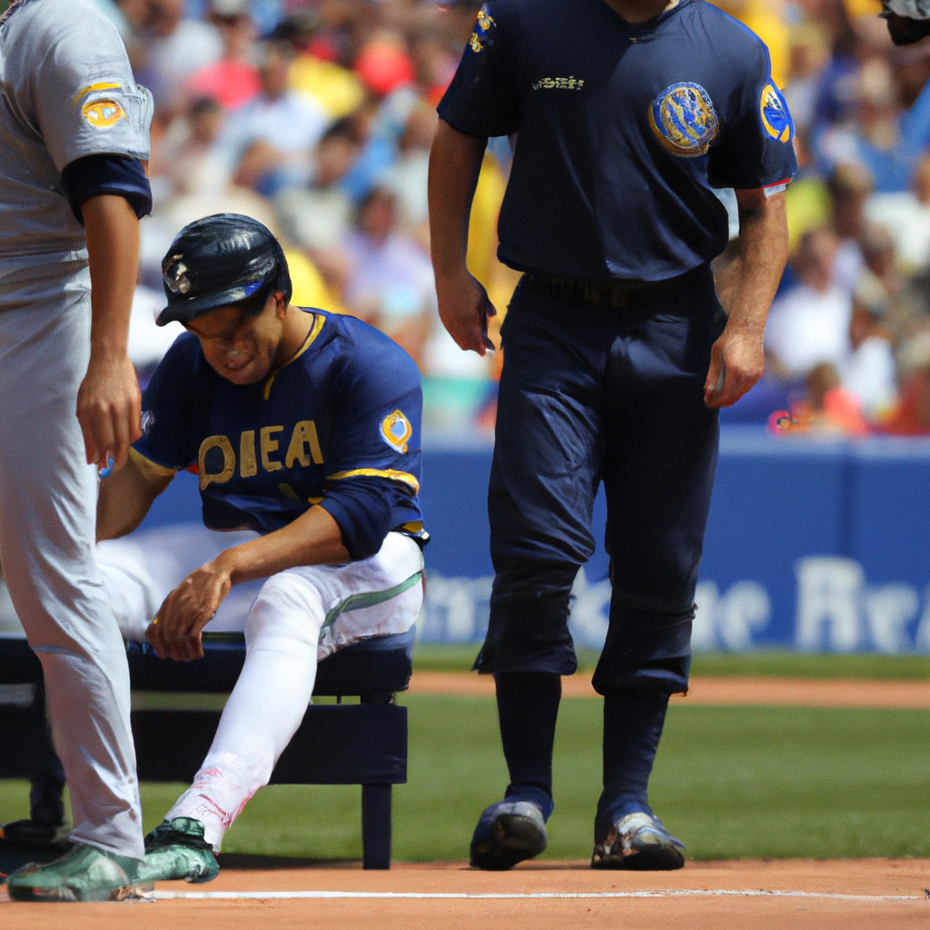 Brewers' Adames Suffers Injury After Being Hit by Foul Ball in Dugout, Placed on Injured List