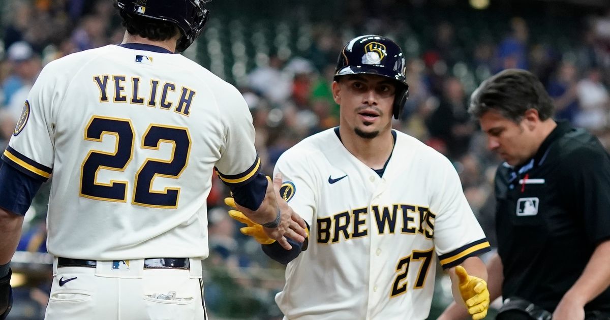 Brewers Shortstop Willy Adames Placed on Concussion List After Being Hit in Head by Teammate's Foul Ball