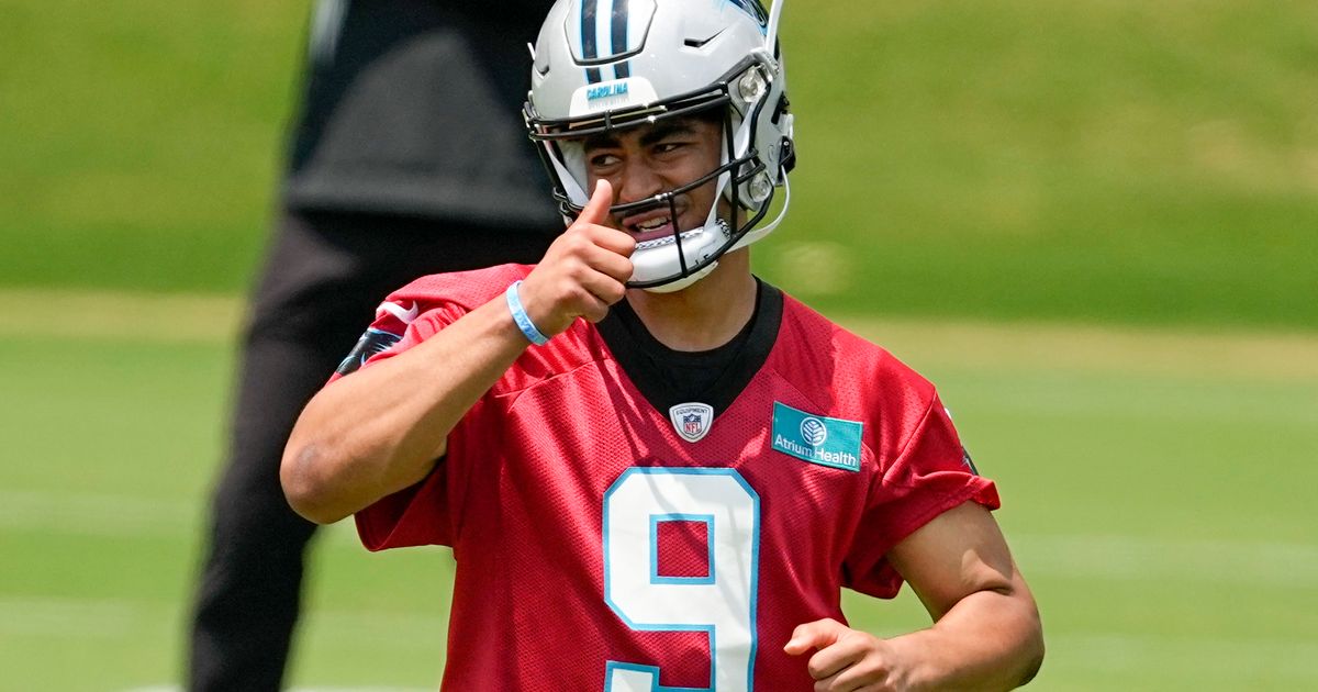 Bryce Young Impresses Coaches with 'Complete Command' in First NFL Practice as Panthers Quarterback