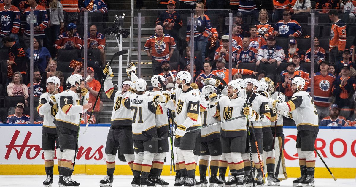 Golden Knights Advance to West Final as Jonathan Marchessault Scores 3 Goals in 5-2 Win Over Oilers