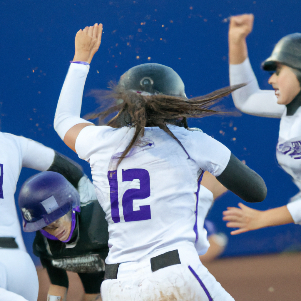 Husky Softball Scores 7 Runs in 7th Inning to Reach Super Regional