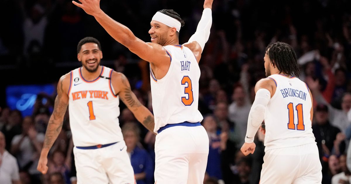 Knicks' Brunson and Hart Provide Lighthearted Moment at Press Conference