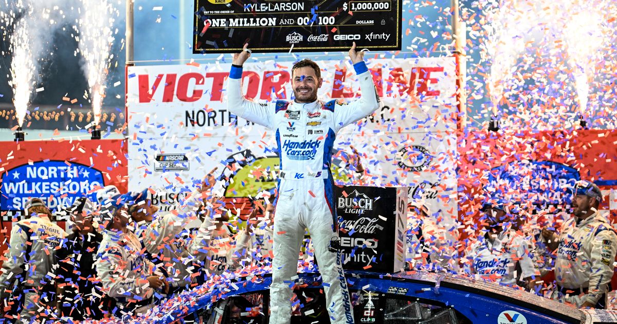 Larson Earns Third NASCAR All-Star Race Win and $1 Million Prize