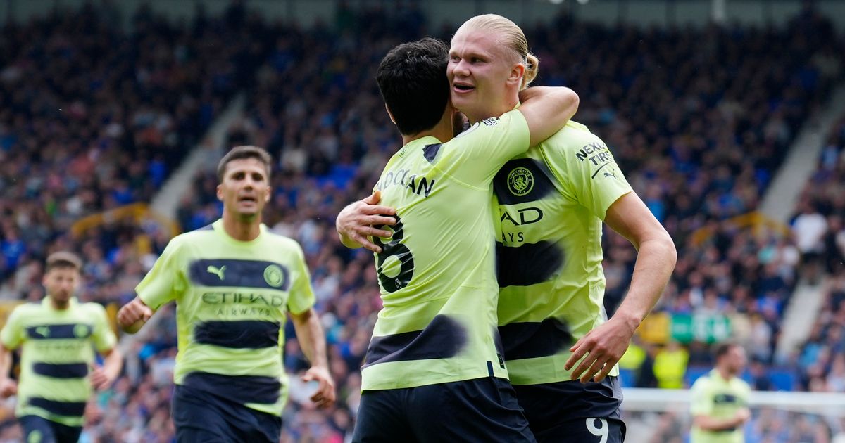 Man City Defeat Everton 3-0 in Premier League with Goals from Gundogan and Haaland