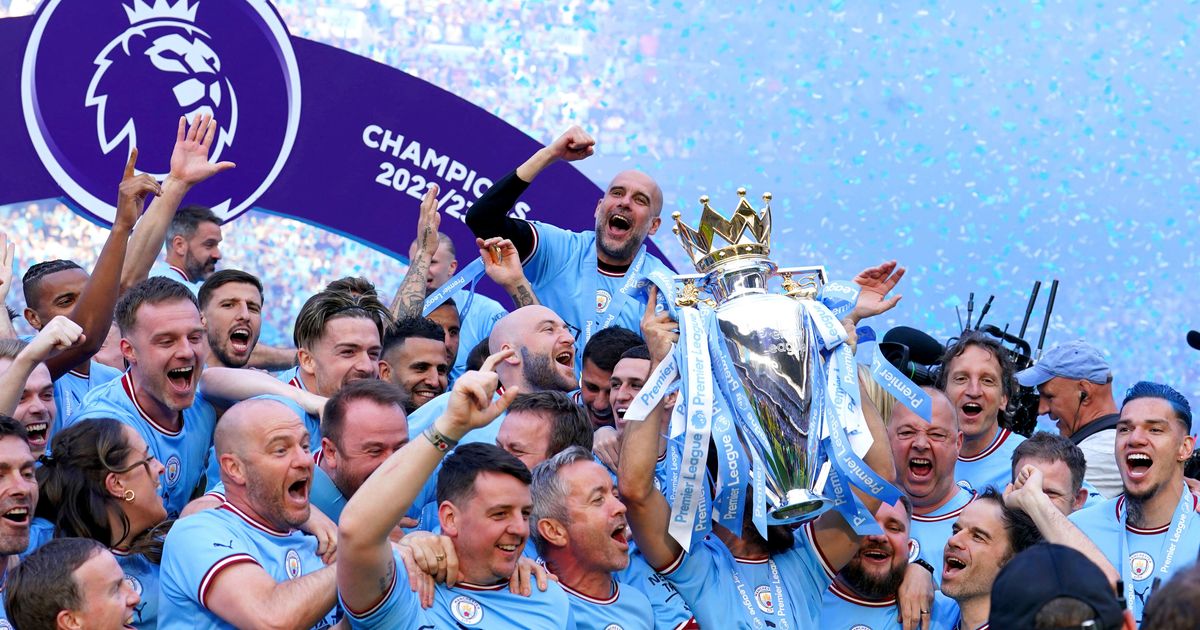 Manchester City Celebrates Premier League Title at Home with Fans, Sets Sights on Treble