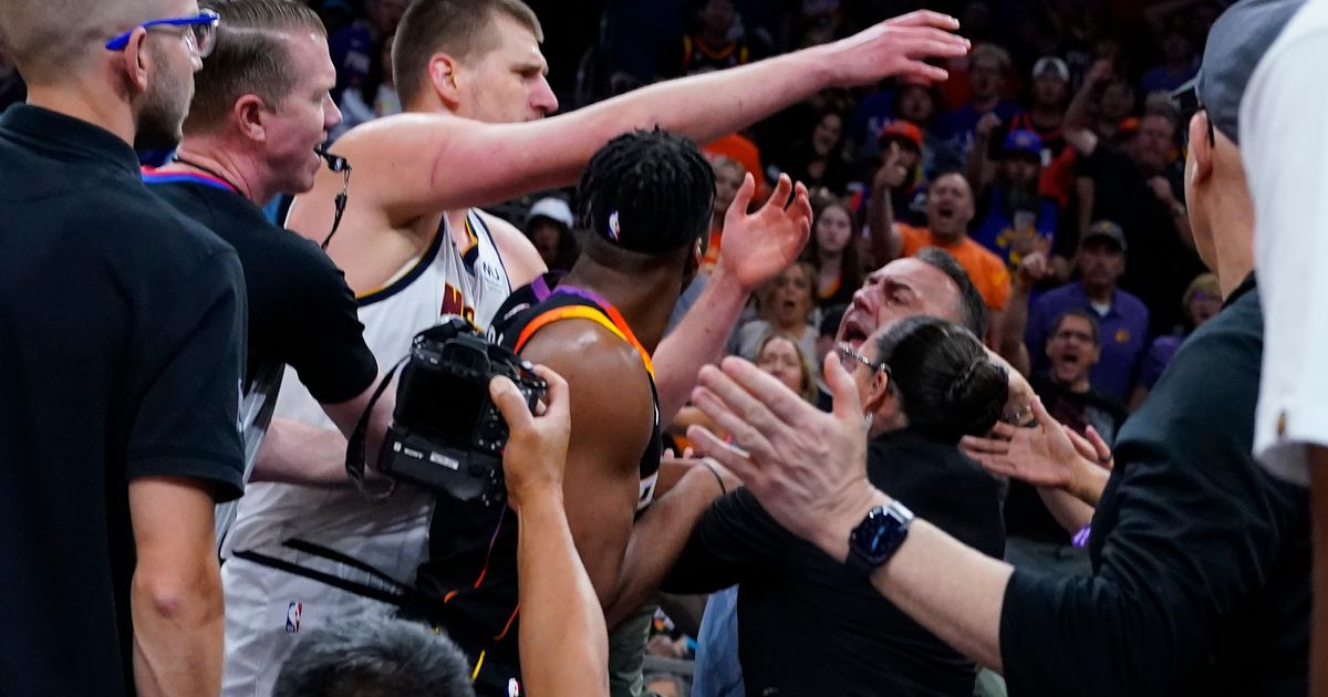 Nikola Jokic Receives Technical Foul After Attempting to Take Ball from Phoenix Suns Owner