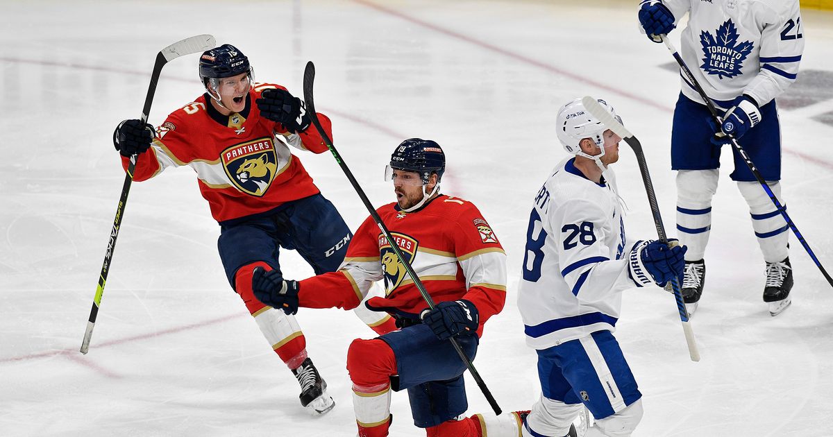 Panthers Take 3-0 Series Lead After Overtime Win Over Leafs, Led by Reinhart's Heroics