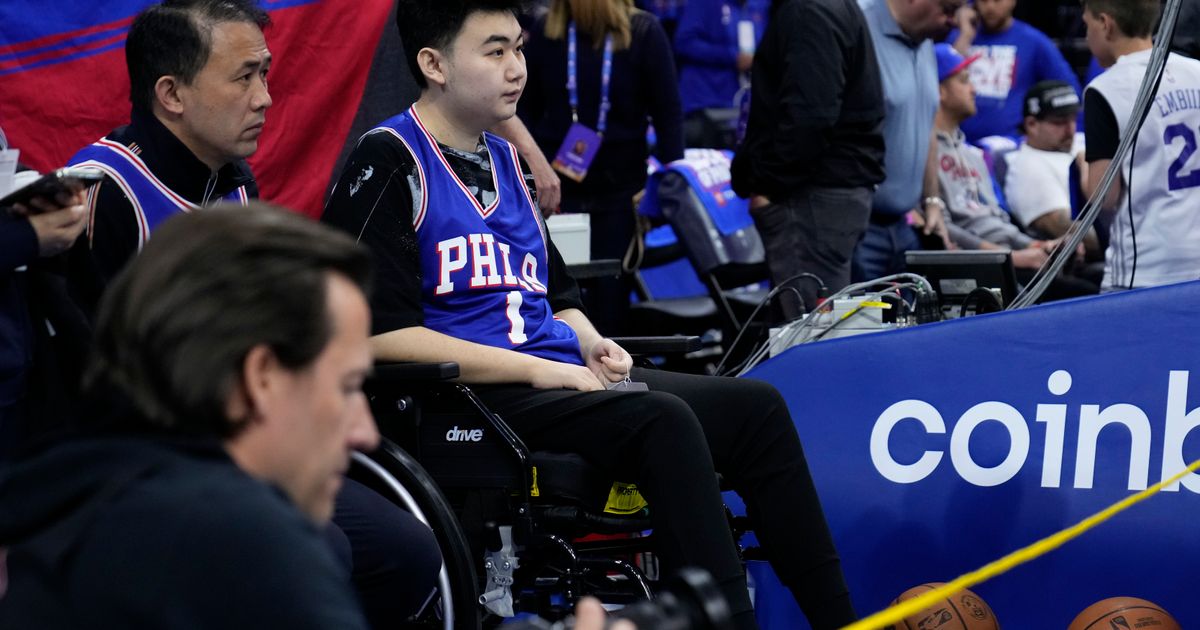 Philadelphia 76ers Star James Harden Visits Michigan State Shooting Victim