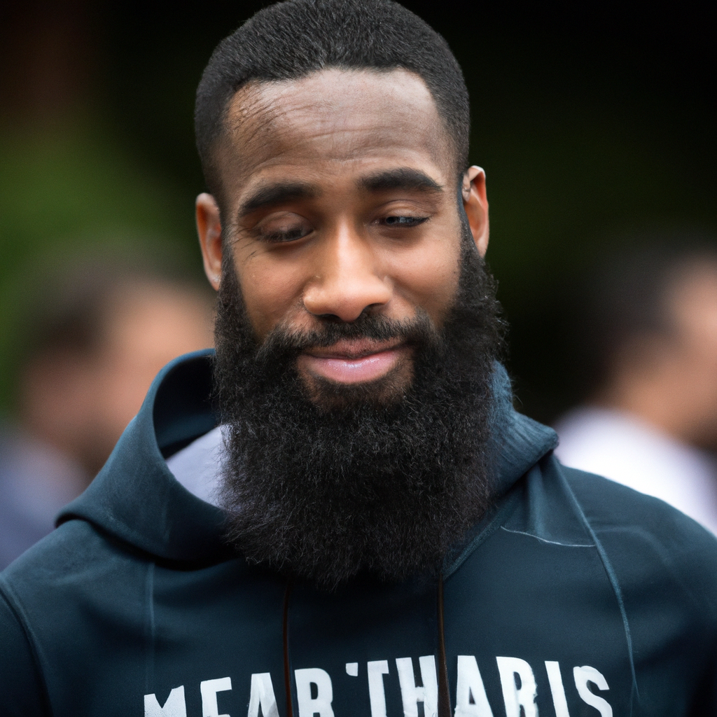 Philadelphia 76ers Star James Harden Visits Michigan State Shooting Victim