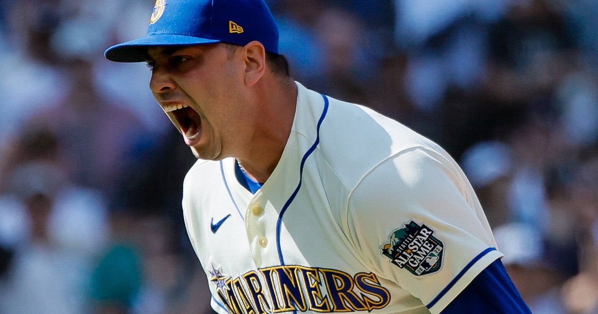 Tayler Saucedo Strikes Out Key Batter to Help Mariners Win Home Game