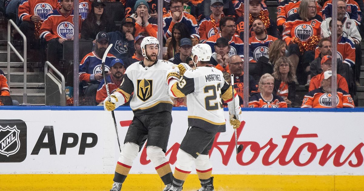 Vegas Golden Knights Defeat Edmonton Oilers 5-1 Behind Marchessault and Eichel's Performances