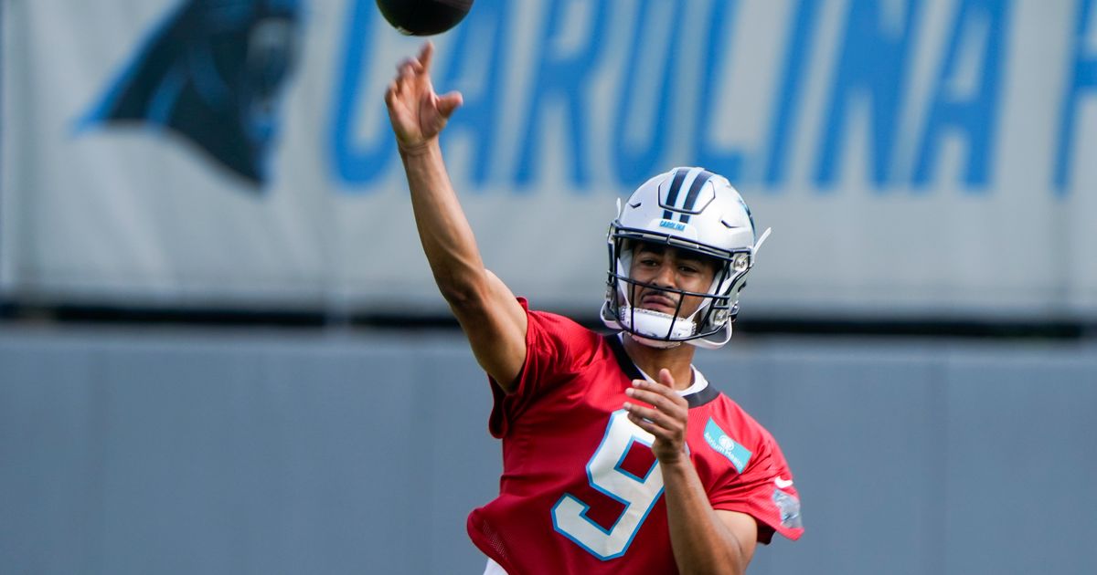 Bryce Young Receives First-Team Reps in Panthers Practice