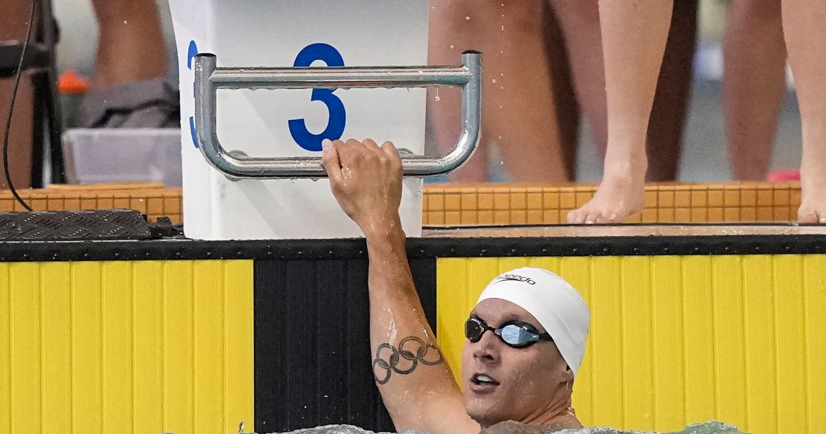 Caeleb Dressel Finishes 29th in 100 Freestyle at US Swimming Nationals