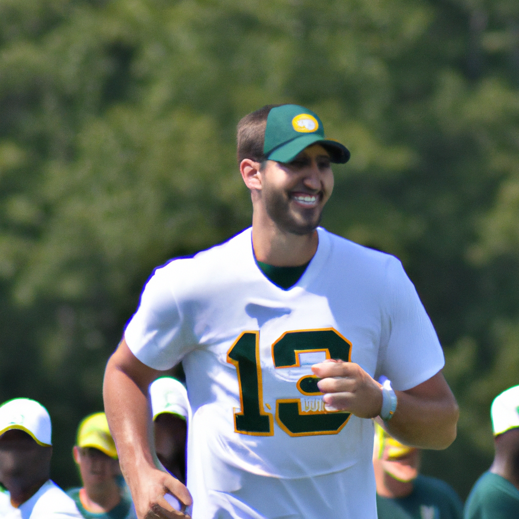 Aaron Rodgers Makes Debut at Jets Training Camp, Exciting Fans