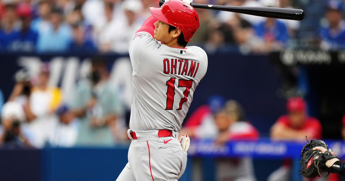 Angels' Shohei Ohtani Hits 39th Home Run of Season, Extends Home Run Streak to 3 At-Bats Against Blue Jays