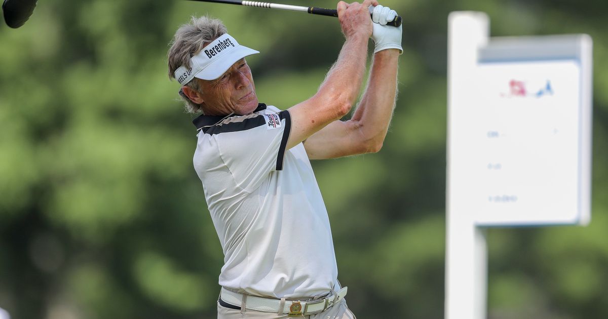 Bernhard Langer, Age 65, Leads US Senior Open at SentryWorld by Two Strokes