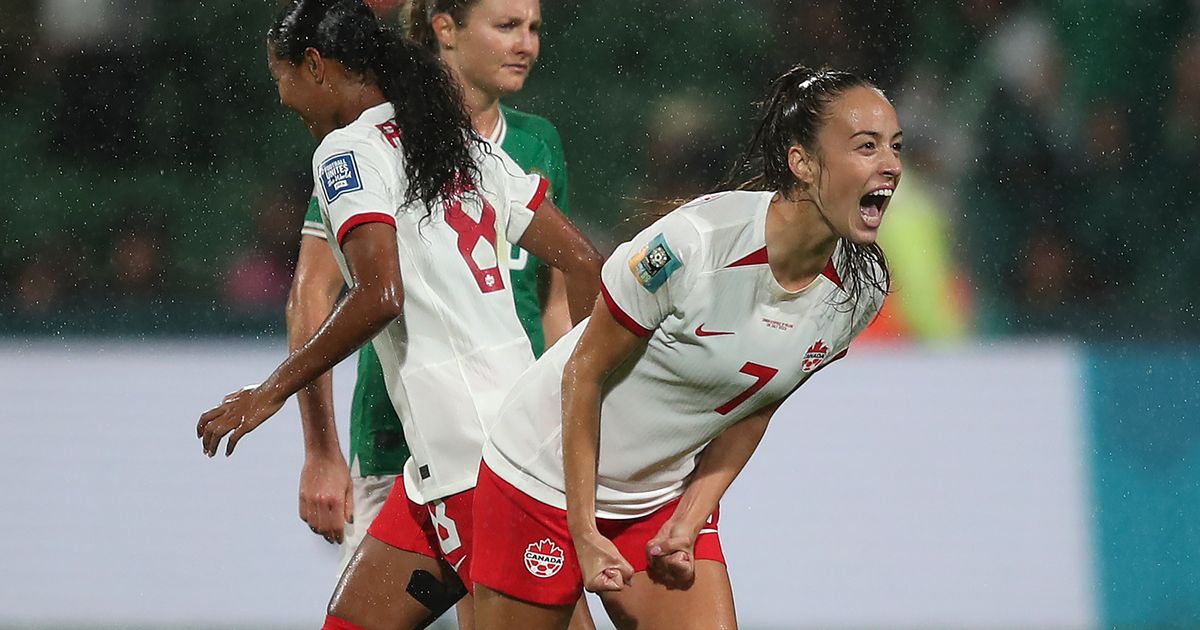 Canada Wins 2-1 Against Ireland in Women's World Cup