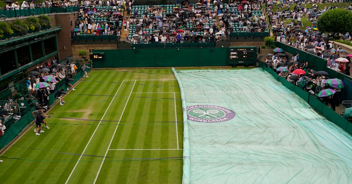Day 6 of Wimbledon Grand Slam Tournament Sees Return of Rainy Conditions