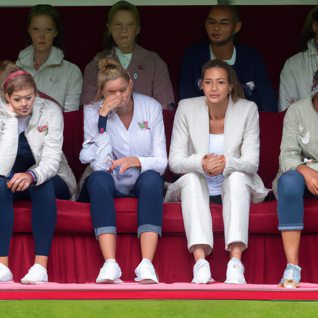 England Women's Soccer Team Members in Royal Box at Wimbledon After Missing World Cup