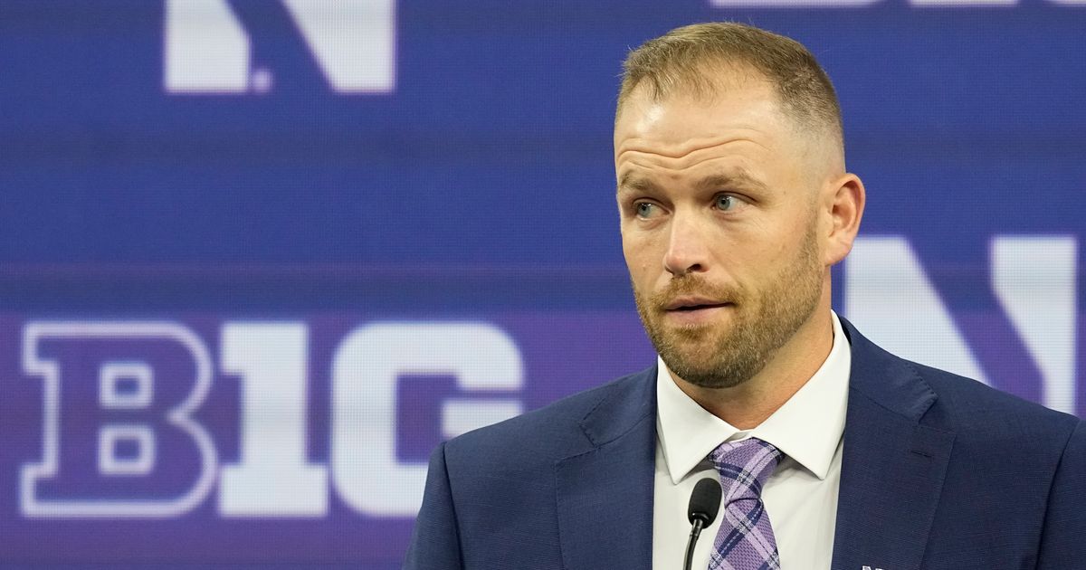 Interim Northwestern Head Coach Pat Fitzgerald Leads Team Without Players at Big Ten Media Day