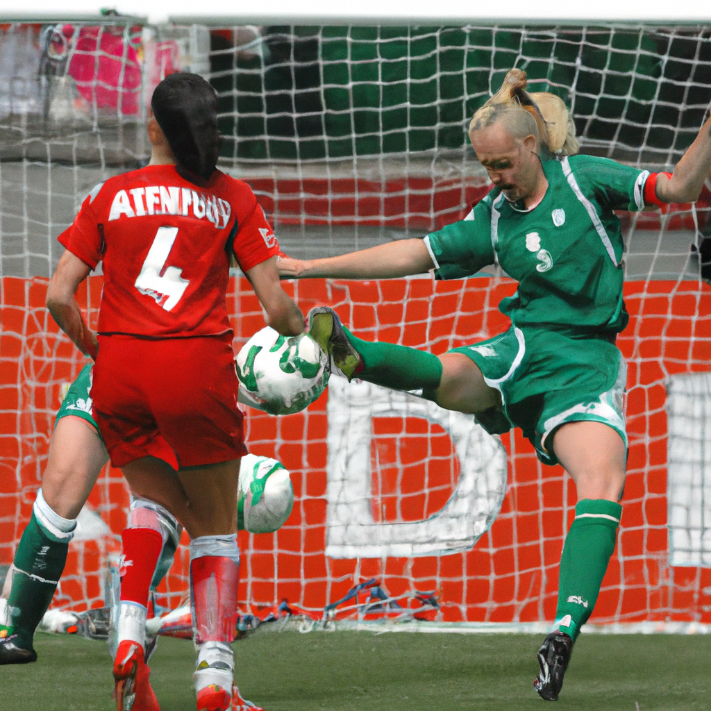 Ireland's McCabe Scores Goal from Corner Kick in Women's World Cup Match Against Canada