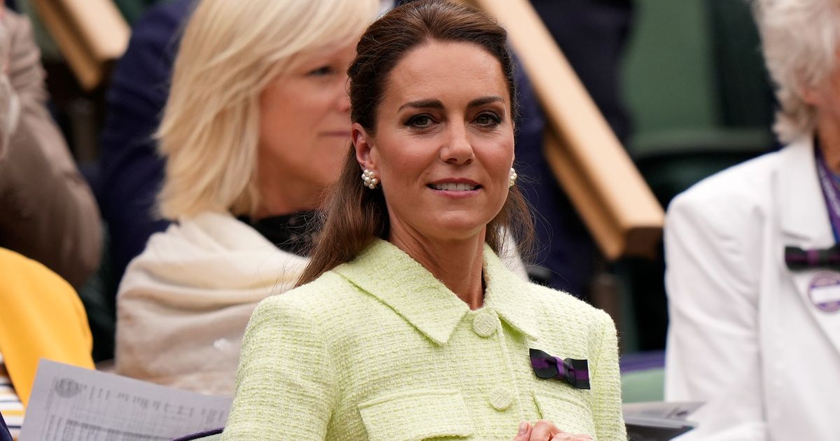 Kate Middleton Attends Wimbledon Women's Final in Royal Box
