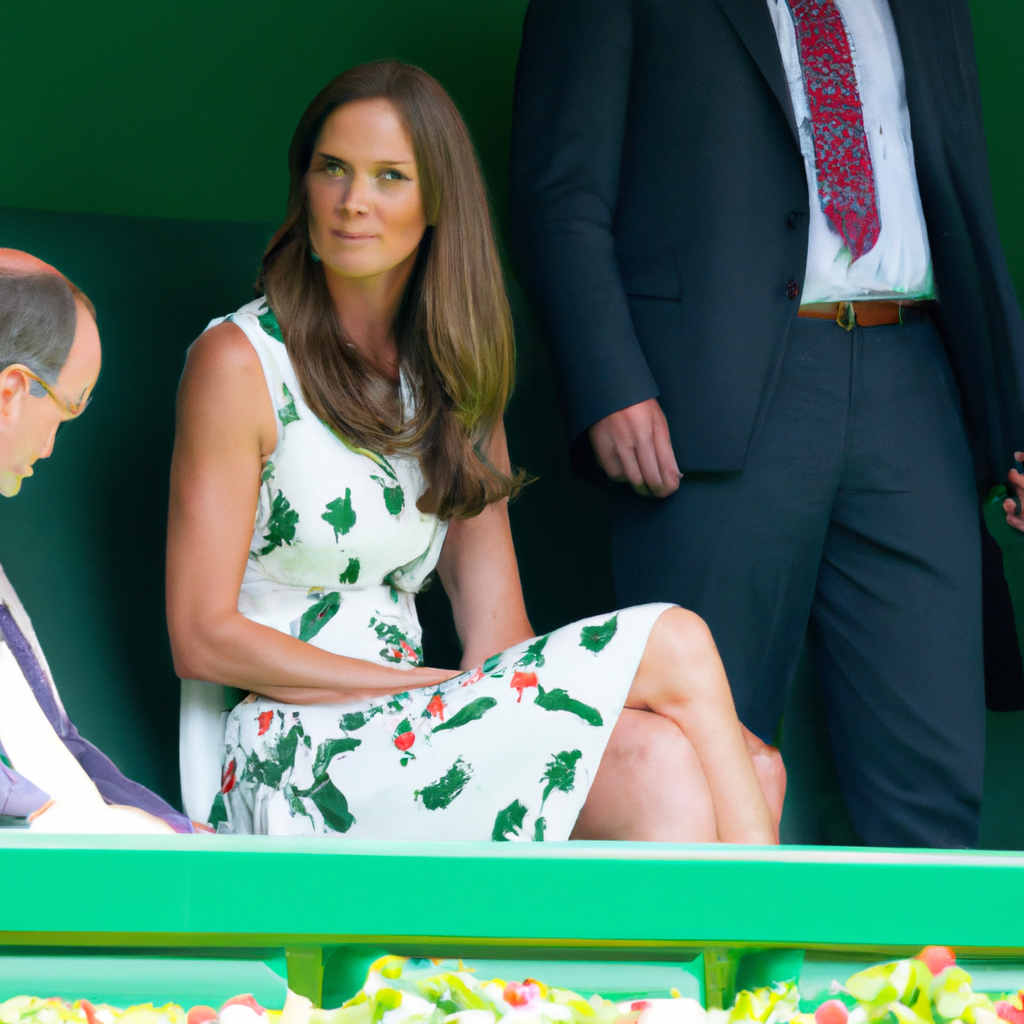 Kate Middleton Attends Wimbledon Women's Final in Royal Box