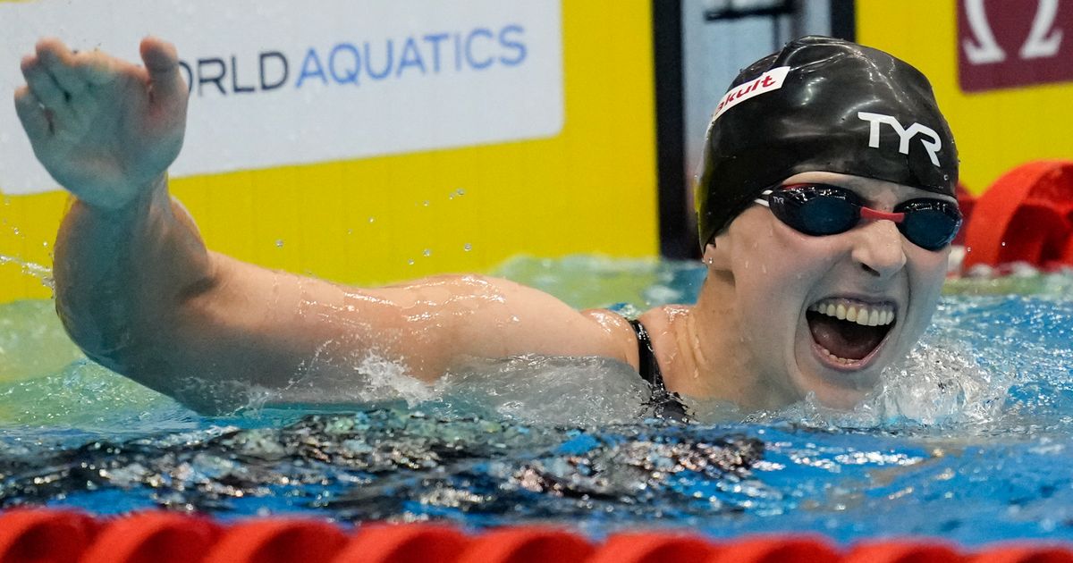 Katie Ledecky Ties Michael Phelps' Record with Fifth Gold Medal at Swimming World Championships